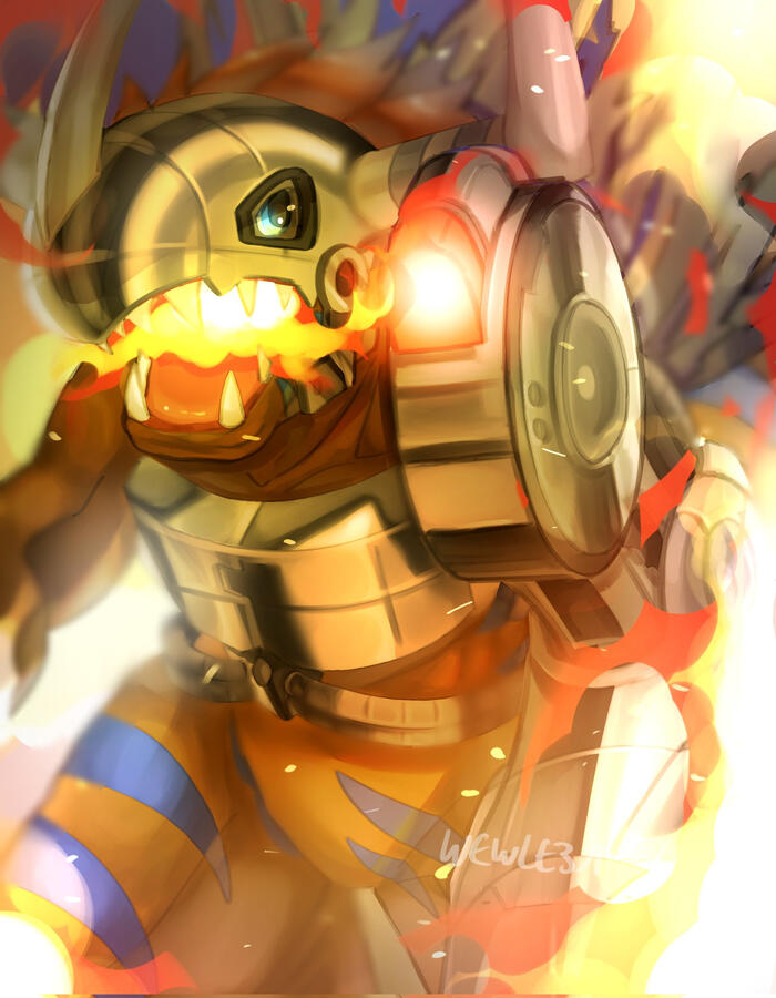 Metalgreymon fanart